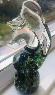 Buy Vintage Mdina Seahorse Paperweight Ornament Vgc 6.5 Tall, Signed On Base • 6.99£