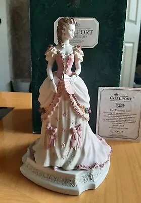 Buy Coalport  Limited Edition Turn Of The Century Evening Ball Figurine  1993 Boxed • 49.99£