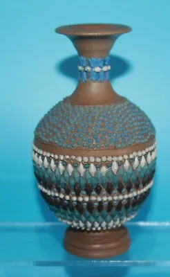Buy Antique Doulton Lambeth Silicon Ware 1884 Small Vase • 4.99£