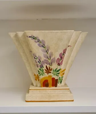 Buy Art Deco Flower Vase Decoro Pottery • 30£