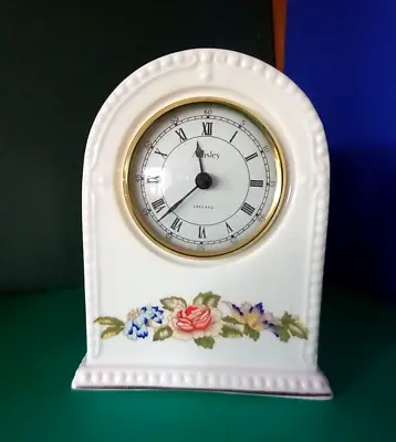 Buy Large Aynsley Clock Quartz Fine Bone China Perfect Working Movement West Germany • 17.99£