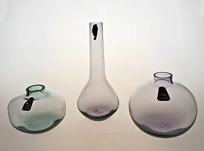 Buy SUPER 3 X Lemington Art Glass Vases By Stennett-Willson - Wedgwood Interest • 55£