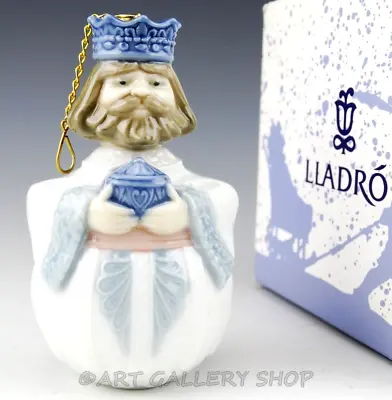 Buy Lladro Figurine CHRISTMAS NATIVITY ORNAMENT KING GASPAR WISE MAN #6380 Mint Box • 69.04£