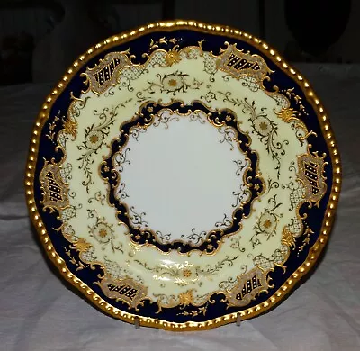 Buy ANTIQUE COALPORT RAISED GOLD DESIGN CABINET PLATE DATED C1895 COLLECTIBLE V.G.C. • 34.95£