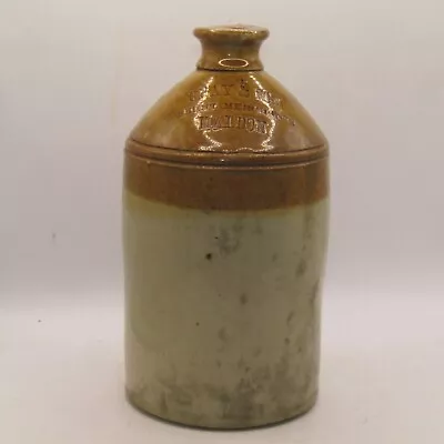 Buy Vintage Stoneware Doulton Lambeth Flagon Gray & Son Spirit Merchants Maldon 23cm • 29.95£