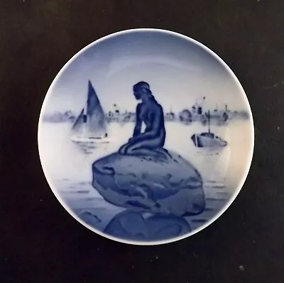 Buy Vintage Royal Copenhagen - Little Mermaid / Langelinie / Small Plate Dish 11cm • 9.99£