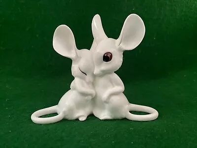 Buy Royal Osborne White Bone China Ornament ~ Mice Figurine Model 1404 • 17.95£