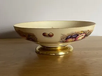Buy Aynsley Fine China Orchard Gold Large Footed Fruit / Salad Bowl D Jones • 134.99£