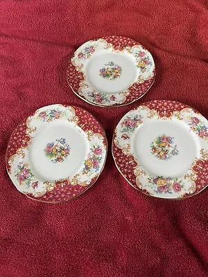 Buy Paragon Rockingham Red  - Tea Plates • 5£
