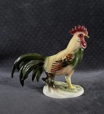 Buy RARE Vintage Wien Keramos Austrian Ceramic Pottery Cockerel Rooster Figurine • 82.60£