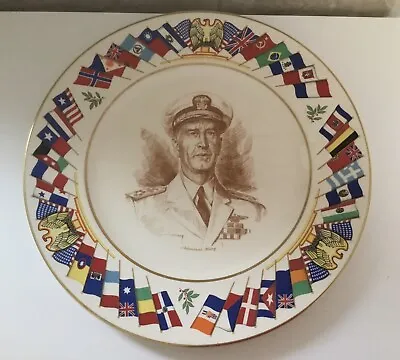 Buy Admiral King - Allied Nations Commemorative Series Plate – Made In USA • 16.99£