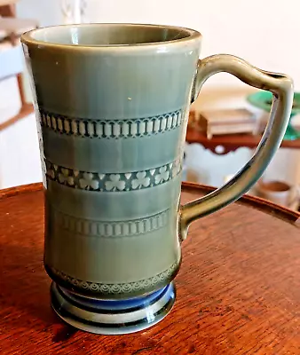 Buy Vintage Wade Irish Porcelain Pottery Tankard Beer Mug Shamrock (1960s) • 18£