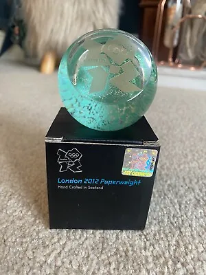 Buy London Olympics 2012 Paperweight By Caithness Glass Scotland Darlington Crystal • 10£
