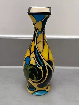 Buy Moorcroft Black Ryden Vase - First Class - Comes In Original Box • 62£