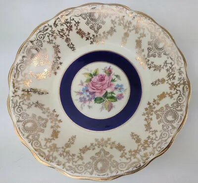 Buy Palissy Pottery EST 1853 Gold Floral Patterned Delicate Detailed Saucer. VGC. • 9.99£