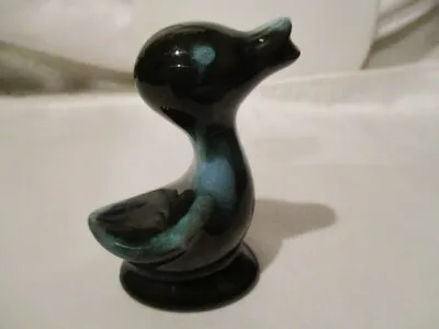Buy BLUE MOUNTAIN POTTERY  DUCK  2 1/2  Blue & Green Drip Glaze From 70's Very Good • 16.97£