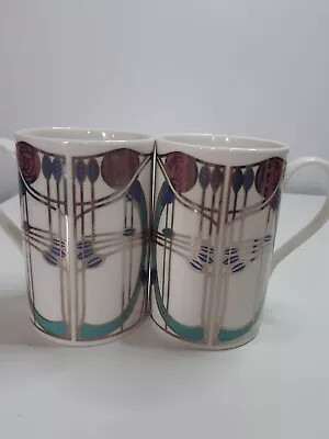 Buy Scottish Dunoon Stoneware CLYDE Charles Rennie Mackintosh Style Mugs Never Used • 10.99£