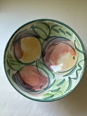 Buy Majolica Works Pottery Bowl Made In UK.  Colorful Fruit Bowl  6 1/4” D X 2.75”H • 11.95£
