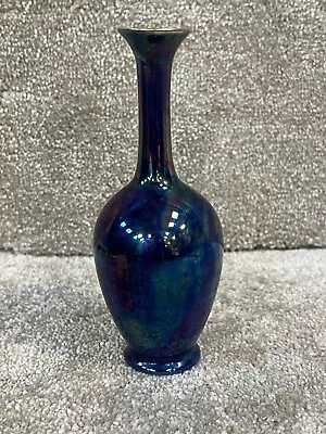 Buy Vintage Blue Ceramic Bud Vase Carlton Lustre Ware Stoke On Trent • 24.99£