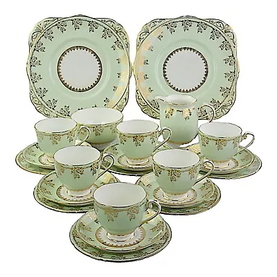 Buy Royal Grafton, Pale Green Tea Set • 48£