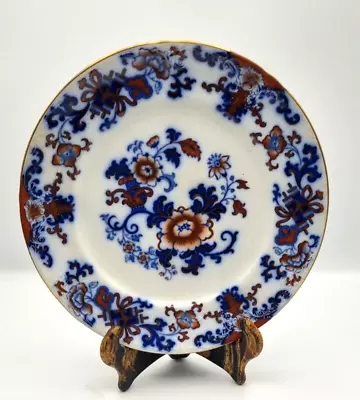 Buy Royal Doulton Nankin Dinner Plates Flow Blue Antique Burslem Plates • 17.95£