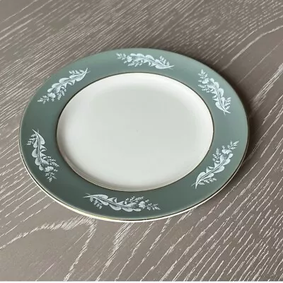 Buy Side Plate Lord Nelson Pottery Staffs, Sage Green/white Leaf, Elijah Cotton • 5£
