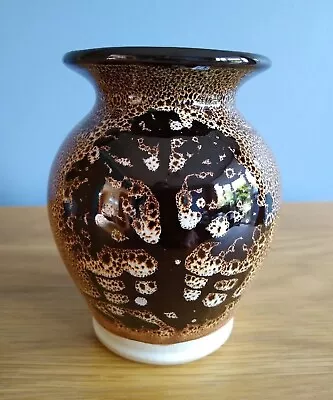 Buy Vintage Haven Pottery Vase David Lemon Mottled Tree Form Studio Pot Makers Mark • 5.50£