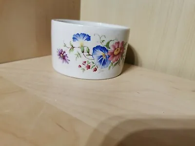 Buy Pretty Vintage Circular Ceramic Trinket Dish With Floral Pattern  • 1£