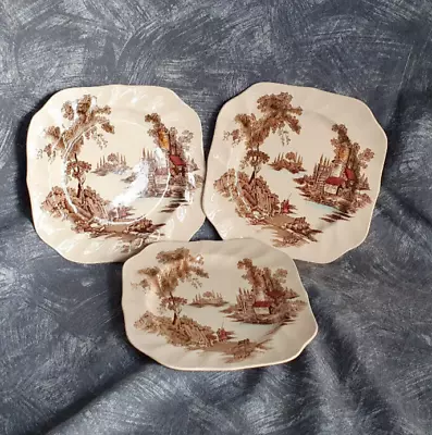 Buy Johnson Brothers — Old Chelsea — Favorites — The Old Mill  — 3 — Dessert Plates • 14.50£
