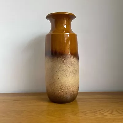 Buy Large West German Floor Vase Vintage 1970’s Lava Glaze Scheurich 239-41 • 29.99£
