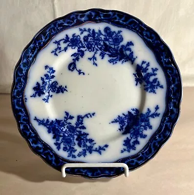 Buy Stanley Pottery Flow Blue Touraine 8 5/8  Salad Plate • 30.69£