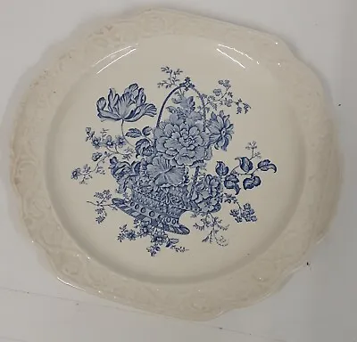 Buy Crown Devon Fieldings Decorative Blue & White Plate • 10£
