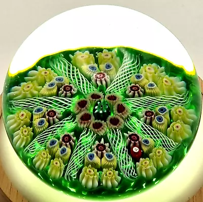 Buy STRATHEARN PAPERWEIGHT P7DS Millefiori Large Signed/Dated SCOTLAND 1979 VINTAGE • 51.99£