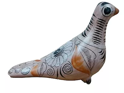 Buy Vintage Mexican Folk Art Tonala Pottery Bird Figurine, 7.5  Long X 5  High • 10.58£