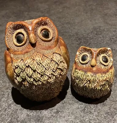 Buy 2x Vintage Yare Designs Studio Pottery Owls Signed And Labelled • 9.99£