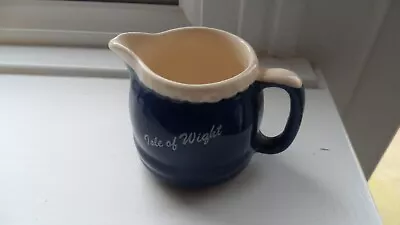 Buy Small Blue And Cream Isle Of Wight Pottery Jug - Vgc - 6 Cms • 6.99£