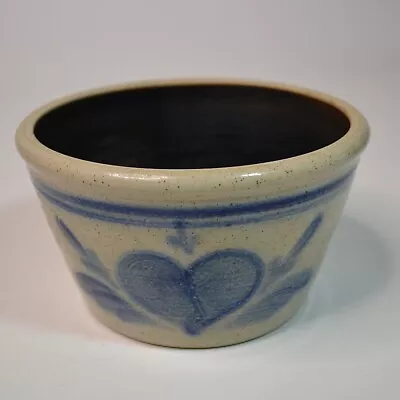 Buy Shadowlawn Pottery Heart Design Bowl Delavan WI Stoneware 32 Oz.  1 Quart • 12.48£
