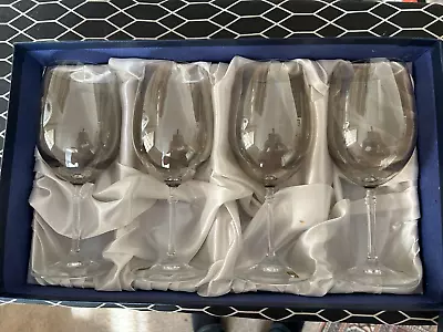 Buy Boxed 4 Henry Marchant Bohemia Wine Glasses  8   21cm Tall • 25£