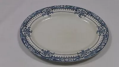 Buy Antique Maling Cetem Ware - Formosa Serving Platter - Blue & White Ceramic • 14.99£
