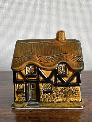 Buy Szeiler Studio Pottery Thatched Cottage Moneybox Brown 10cm X 9cm X 7cm Diam • 4.95£