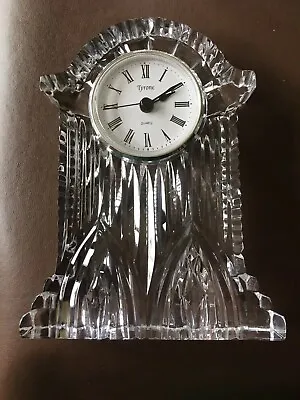 Buy Tyrone Crystal Clock. Mantle. Carriage. Collectable. Irish. • 29.99£
