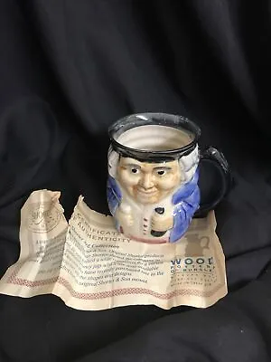 Buy Staffordshire Hand Painted Shorter & Son Ltd Toby Jug With CoA - VGC • 7.49£