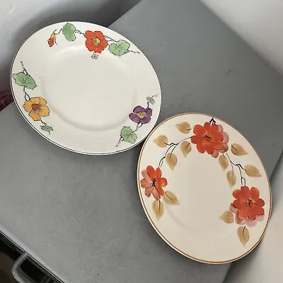 Buy 2 X Vintage Hand Painted Side Plates  • 4£