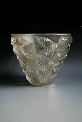 Buy Rene Lalique Moissac Glass Vase - Circa 1927 • 645£