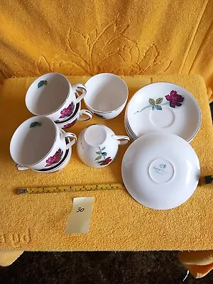 Buy Alfred Meakin Realm Rose Cups & Saucers • 3.99£