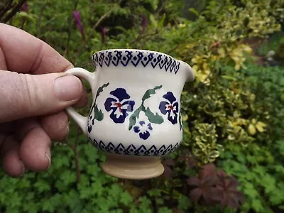 Buy Nicholas Mosse Irish Pottery Small Pottery JUG In Blue Rambling Rose Design • 18.99£