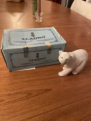 Buy Vintage ‘Lladro’ Figurine, Standing Polar Bear No1207 • 15£