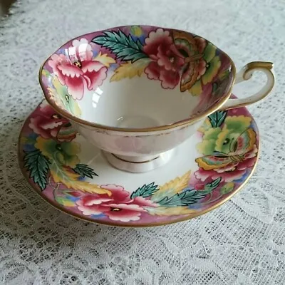 Buy Queen's  Art Deco  English Fine Bone China Cup & Saucer (A Crownford Product) • 27.50£