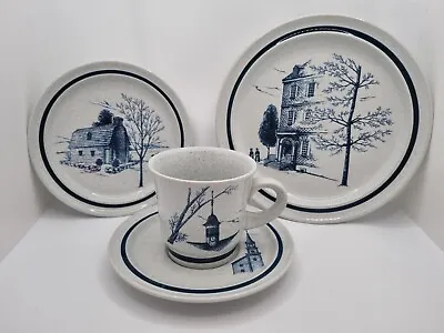 Buy Noritake 4 Piece Vintage Tea Set 8340 Colonial Times Design Cup Saucer 2 Plates  • 12.99£