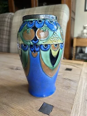 Buy Crown Devon Cretian Fielding Art Deco Hand Painted Antique Vase • 35.99£